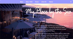 Desktop Screenshot of myplacebythesea.com